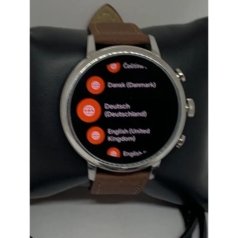 Fossil Gen 4 Authentic Digital Dial Smart Watch Custom Band FTW6017 QT764